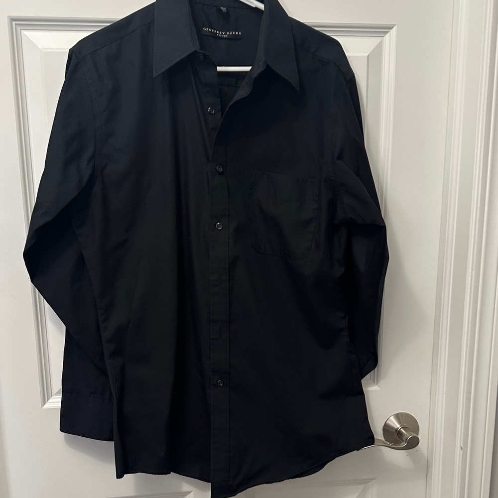 Geoffrey Beene Classic Black Dress Shirt